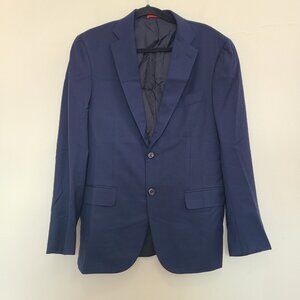 Isaia 130's Blazer 48 IT Blue 130's Suit Jacket Navy Italy EUC